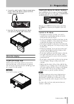 Preview for 19 page of Tascam HS-P82 Owner'S Manual