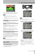 Preview for 29 page of Tascam HS-P82 Owner'S Manual