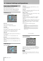 Preview for 46 page of Tascam HS-P82 Owner'S Manual