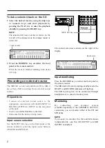 Предварительный просмотр 2 страницы Tascam MD-CD1 Quick Start Manual