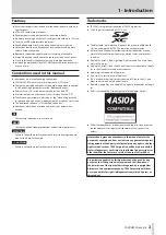 Preview for 3 page of Tascam Mixcast 4 Reference Manual