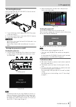 Предварительный просмотр 9 страницы Tascam Mixcast 4 Reference Manual