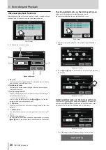 Preview for 20 page of Tascam Mixcast 4 Reference Manual