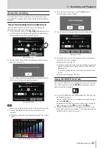 Preview for 21 page of Tascam Mixcast 4 Reference Manual