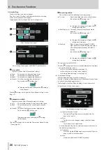 Preview for 28 page of Tascam Mixcast 4 Reference Manual