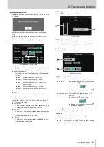 Preview for 31 page of Tascam Mixcast 4 Reference Manual