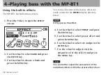 Preview for 16 page of Tascam MP-BT1 Quick Start Manual