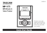 Tascam MP-VT1 Quick Start Manual preview