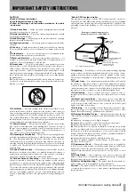 Preview for 3 page of Tascam Pocketstudio 5 Reference Manual