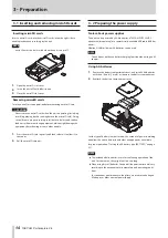 Предварительный просмотр 14 страницы Tascam Portacapture X6 Reference Manual