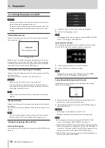 Предварительный просмотр 16 страницы Tascam Portacapture X6 Reference Manual