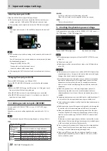 Предварительный просмотр 22 страницы Tascam Portacapture X6 Reference Manual