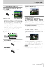 Предварительный просмотр 37 страницы Tascam Portacapture X6 Reference Manual