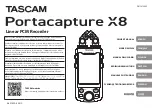 Tascam Portacapture X8 Owner'S Manual предпросмотр