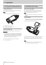 Preview for 18 page of Tascam Portacapture X8 Reference Manual