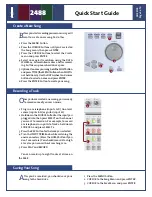 Preview for 2 page of Tascam Portastudio 2488 Quick Start Manual