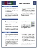 Preview for 3 page of Tascam Portastudio 2488 Quick Start Manual