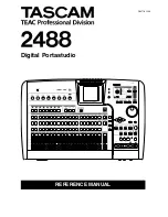 Tascam Portastudio 2488 Reference Manual preview