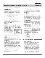 Preview for 16 page of Tascam PORTASTUDIO 788 Tutorial