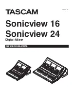 Tascam Sonicview 16 Reference Manual preview