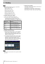 Preview for 72 page of Tascam Sonicview 16 Reference Manual