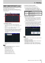 Preview for 73 page of Tascam Sonicview 16 Reference Manual