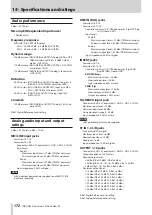 Preview for 172 page of Tascam Sonicview 16 Reference Manual