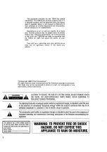 Предварительный просмотр 2 страницы Tascam TSR-8 Operation & Maintenance Manual