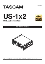 Tascam US-1x2 Reference Manual предпросмотр