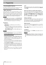 Preview for 10 page of Tascam US-1x2 Reference Manual