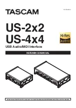 Preview for 1 page of Tascam us-2x2 Reference Manual