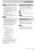 Preview for 3 page of Tascam us-2x2 Reference Manual