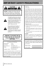 Предварительный просмотр 2 страницы Tascam US-600 Owner'S Manual