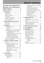 Предварительный просмотр 5 страницы Tascam US-600 Owner'S Manual