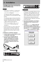 Предварительный просмотр 14 страницы Tascam US-600 Owner'S Manual