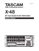 Tascam X-48 Owner'S Manual предпросмотр