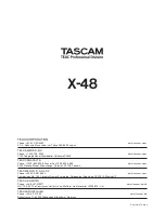 Preview for 68 page of Tascam X-48 Owner'S Manual