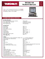 Tascam X-48 User Manual preview