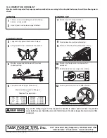 Preview for 16 page of Task Force Tips CROSSFIRE Instructions For Safe Operation And Maintenance