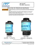 Task Force Tips SHO-FLOW 1 Instruction For Operation And Maintenance preview