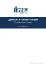 Предварительный просмотр 1 страницы TASKING iSYSTEM Cypress CYT2B7 Hardware User Manual