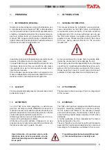 Preview for 5 page of TATA Motors TSW Series Installation, Use And Manteinance Manual