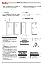 Preview for 10 page of TATA Motors TSW Series Installation, Use And Manteinance Manual