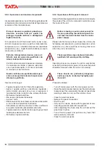 Preview for 12 page of TATA Motors TSW Series Installation, Use And Manteinance Manual