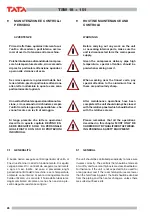 Preview for 28 page of TATA Motors TSW Series Installation, Use And Manteinance Manual