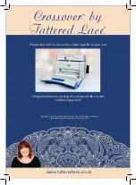 Preview for 8 page of tattered lace Crossover Instruction Manual