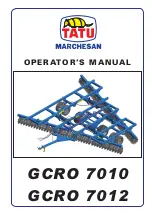 Preview for 1 page of Tatu Marchesan GCRO 7010 Operator'S Manual