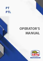 TATU PT Operator'S Manual preview
