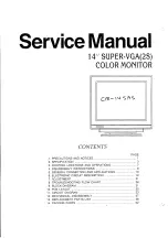 Tatung CM-14SAS Service Manual preview