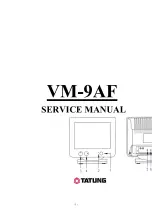 Tatung VM9AF Service Manual preview